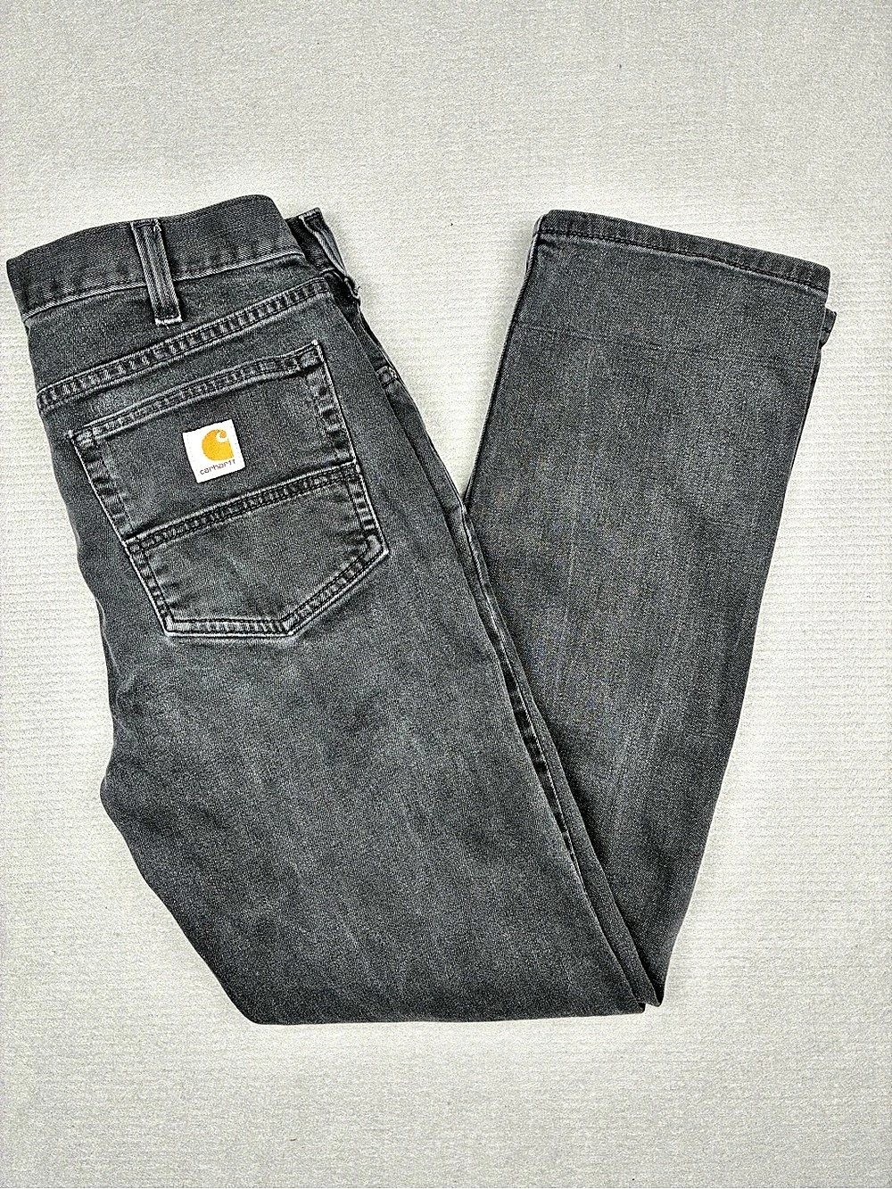 Carhartt BD2804-M Rugged Flex Relaxed Fit Black 5 Pocket Jeans Mens 32x32 Mexico